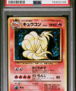 1996 POKEMON JAPANESE BASIC #38 NINETALES-HOLO PSA 9
